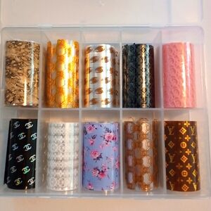 💅Luxury Nail Foil 10-Varieties To Choose From